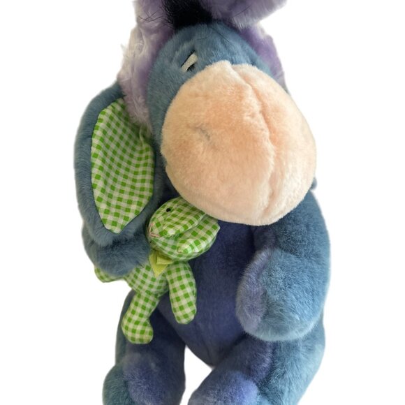 Disney Store Eeyore Bunny Plush With Gingham Bear - Picture 5 of 8